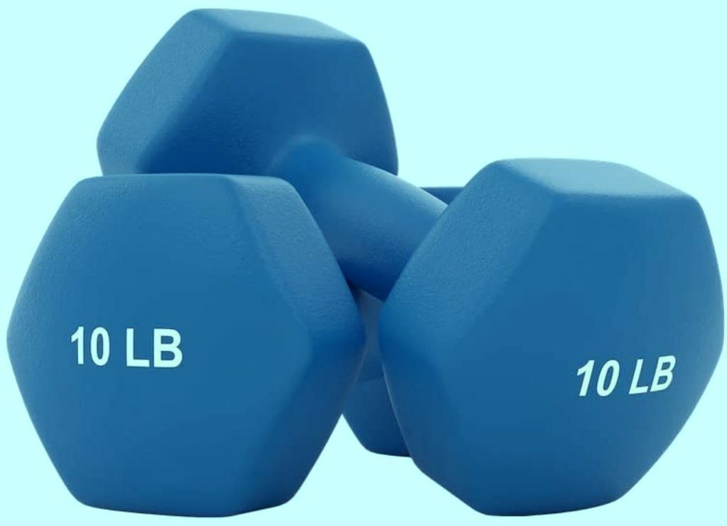 Gym Neoprene Dumbbells Ladies Dumbbells 4kg Neoprene Dumbbell Eco