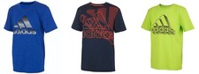 New Adidas Little Boys Logo Short Sleeves Shirt Choose Size  Color