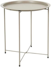 HOME DECO FACTORY, HDO0052, modello Sienna Beige, tavolino, mobili da giardino,