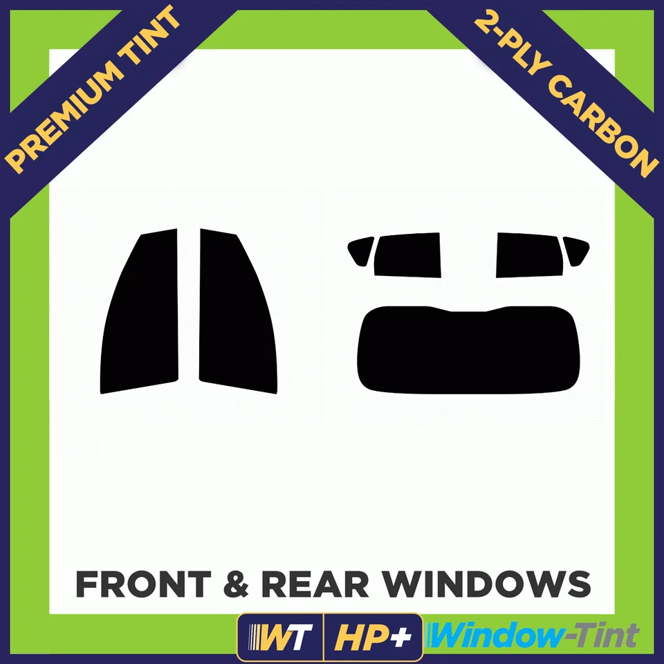 Tinte de ventana precortado de carbono totalmente premium 2 capas HP+ para Nissan Note 2008-2012 Foto 2 de 4
