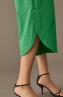 NWT Mare Mare X Anthropologie Curved Hem Chino Pants Kelly Green Size XL — photo 4