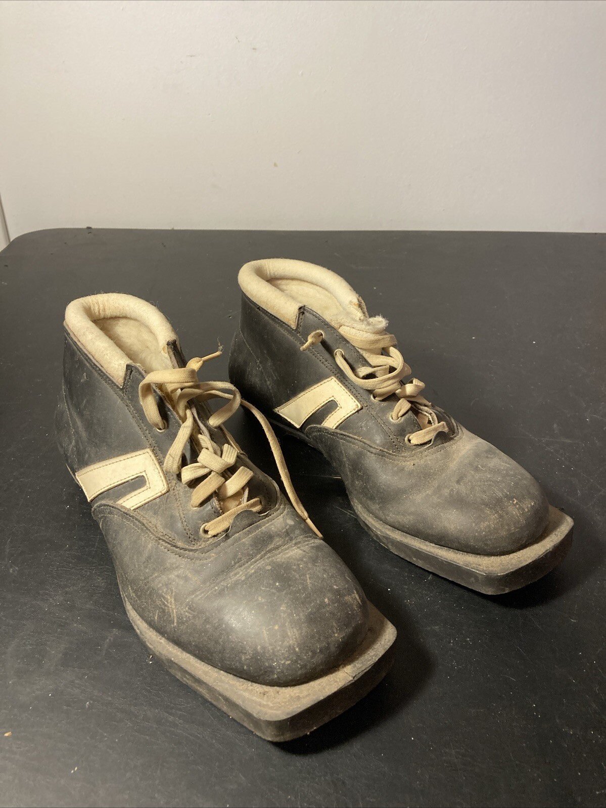 SALOMON Scarpe da cross alpino vintage Alfa in pelle. 38