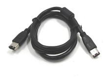 IEEE-1394 6 Pin Male to 6 Pin Male Firewire 400 Cable 3ft Black