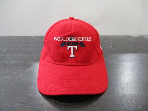 Texas Rangers Hat Cap Strap Back Red 