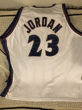Michael Jordan Wizards Authentic Throwback Nike NBA BASKETBALL JERSEY Sz 60