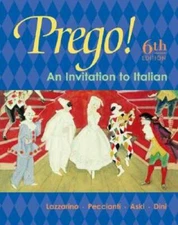 Prego! An Invitation to Italian (Student Edition) - Hardcover - GOOD