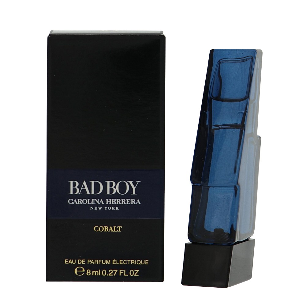Bad Boy Cobalt by Carolina Herrera Mini for Men 0.27 Oz Eau De Parfum Splash