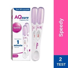 AQsure SPEEDY PREGNANCY TEST 1'S/ 2'S EXP: 5/2027 