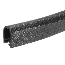 Edge Trim U Shape Rubber Fits 10-14mm Edge 6.56Ft/2Meter Edge Guards Black
