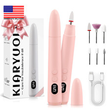 Cordless Electric Nail Drill Kit, Portable Rechargeable Nail Drill Set, Battery