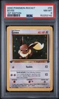 2000 Pokemon Rocket #55 Eevee 1st Edition PSA 8