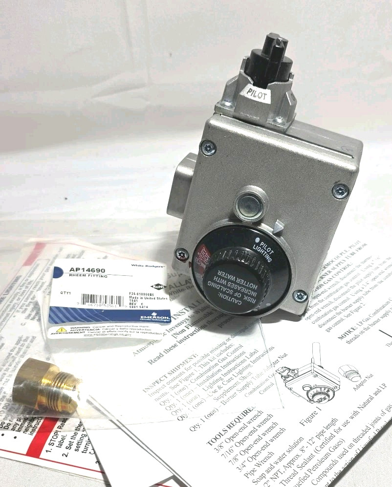 Rheem SP20164 Gas Control Valve (Thermostat) - NG | Rheem Water Heater