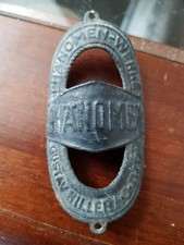 Phänomen Fahrrad Steuerkopfschild Oldtimer Typenschild Zittau Gustav Hiller