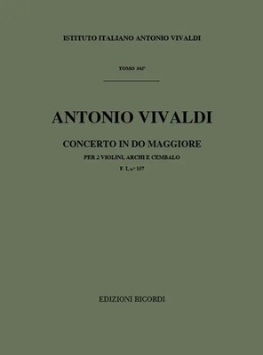 Antonio Vivaldi | Concerto in Do Maggiore (C Major) | F.I-157 - Tomo 342