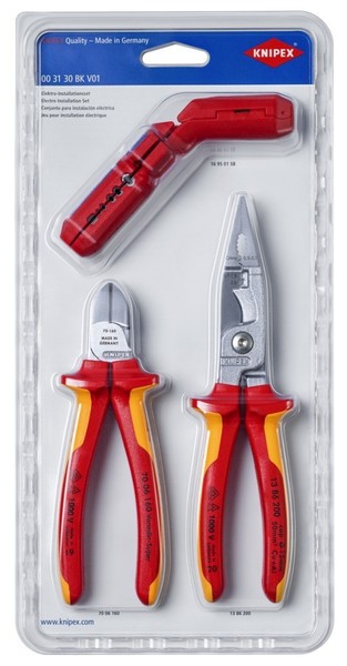 Knipex-Werk Elektro-Installationsset 00 31 30 Bk V01 Werkzeugsets-image
