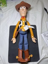 Disney Pixar Toy Story~Talking Woody~15" Pull String Doll W/Hat~Thinkway~WORKS
