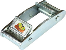 Twocam Metal Cam Double-Sided No-Sew Webbing Buckle   1 Inch   2 Pack