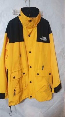 Mens The Northface Gore Tex Yellow Mountains Jacket Outer Color Yellow  No...
