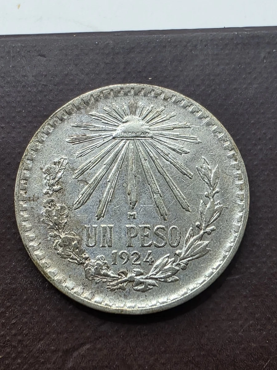 1 Peso 1924 Year Silver Mexican Coins (1905-Now) | Updated Oct 2026