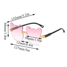 Kid Sunglasses Bear Shape Children Glasses Girl Boys Sun Glasses Shades Goggles