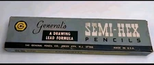 General's SEMI-HEX Drawing #498 No 2 Firm 12 Pack USA Vintage