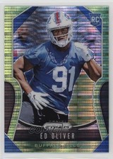 2019 Panini Prizm Rookies Neon Green Pulsar Prizm Ed Oliver #378 18yu