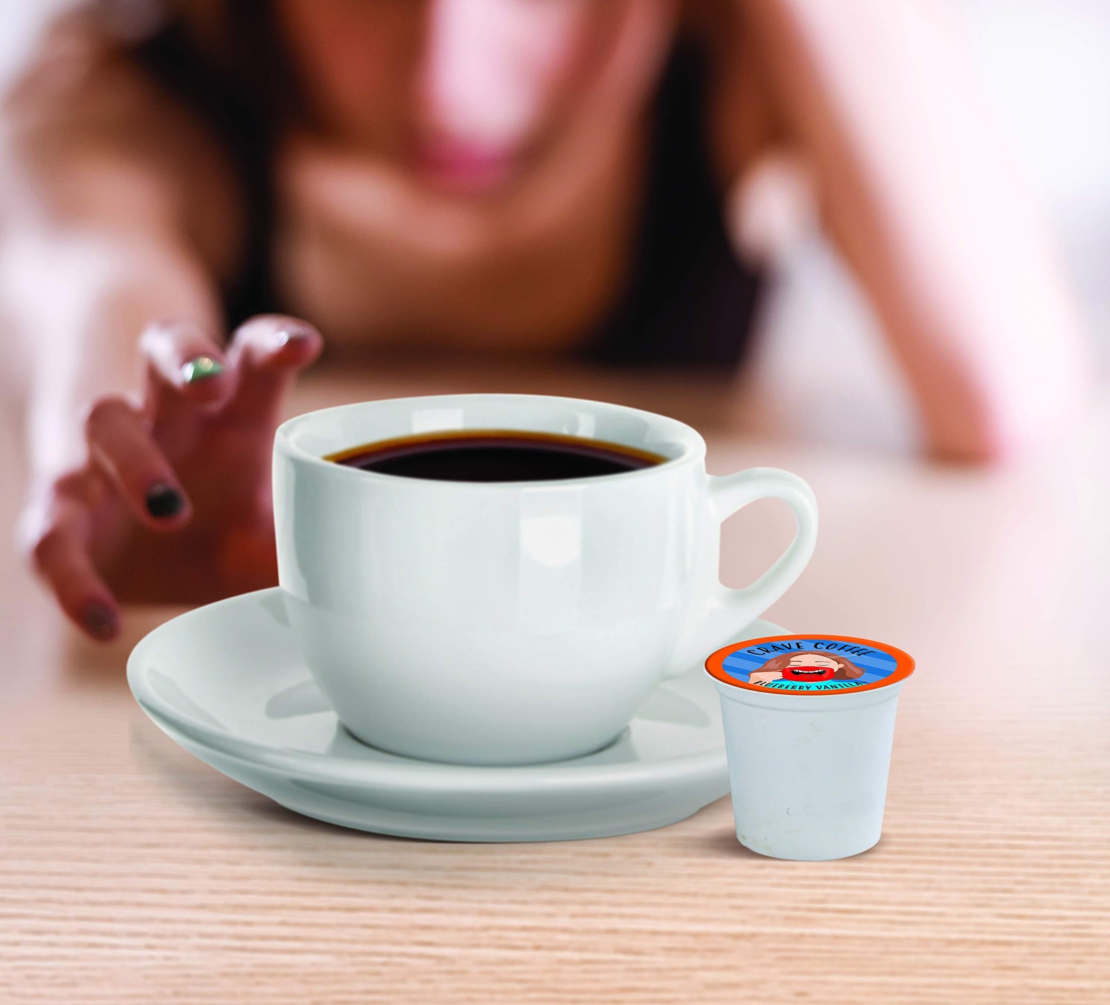 Crave Beverages Flavored Coffee Pods Sampler, Compatible with 2.0 K-Cup Brewe.
