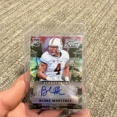 2016PaniniPrizmCollegiateDraftPicks-BlakeMartinez #246CamoPrizmAutograph 008/199