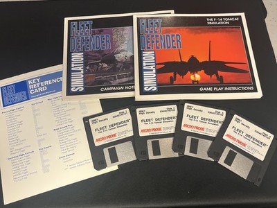 Fleet Defender F-14 Tomcat Simulation Microprose  PC IBM 1994