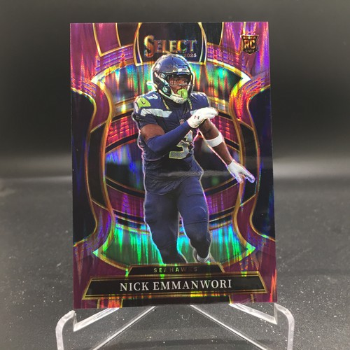 2025 Panini Select Football Purple Shock Nick Emmanwori #15