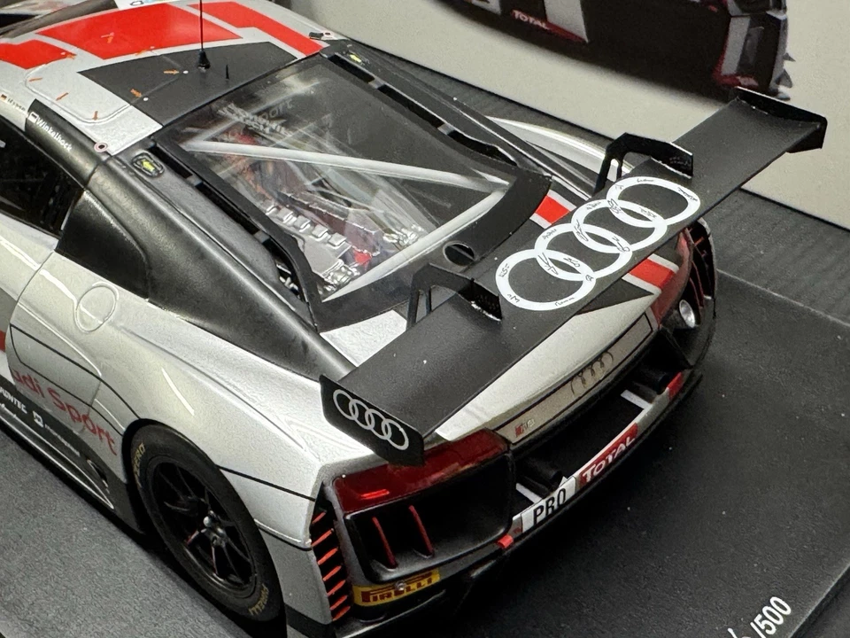 Audi R8 LMS GT3 Team Audi Sport 2017 Spa Winner Model Car 1/18 Scale Spark - Image 3 of 4