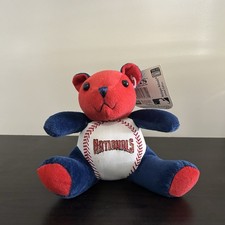 Squeeze Me MLB Nationals Bear Plush Collectible 2005 Limited Edition