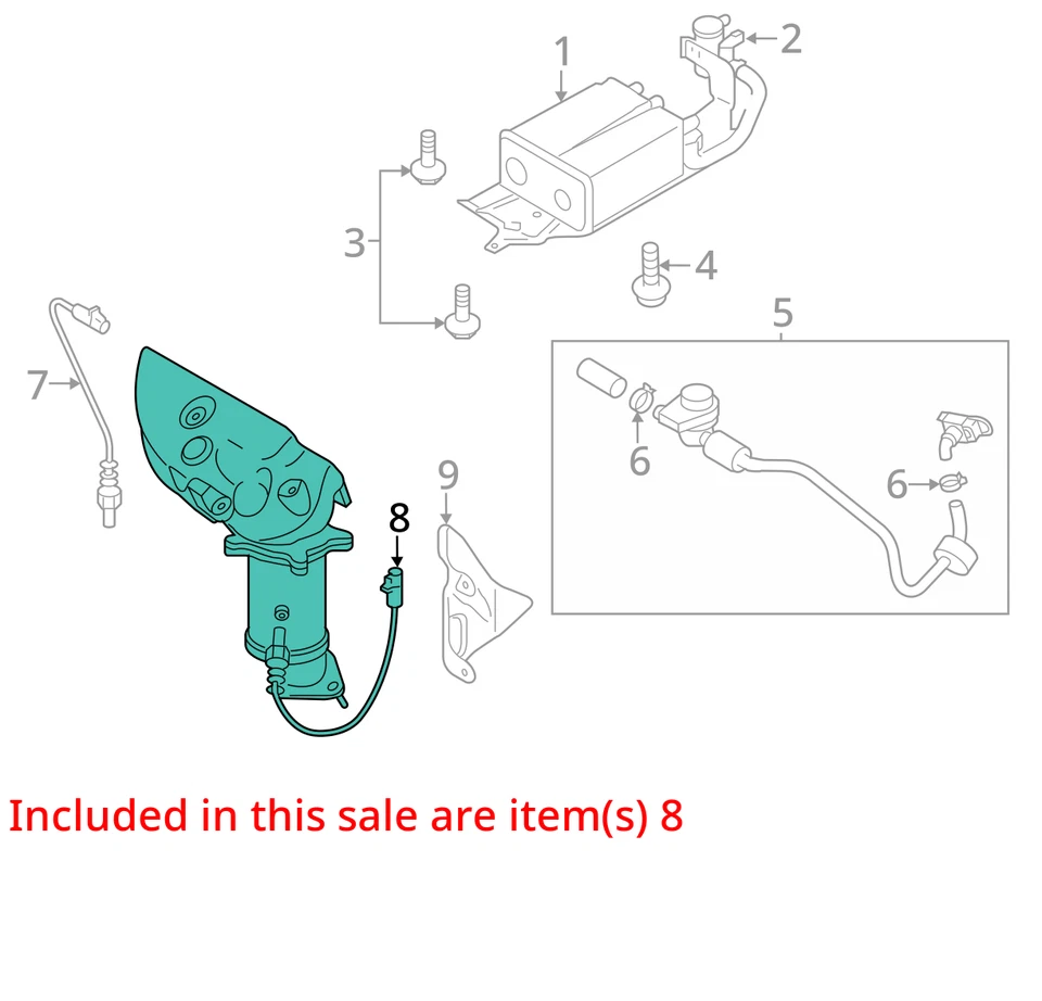 Se adapta a sensores de oxígeno MAZDA CX9 2007-2011 3,7 L envío gratuito Foto 4 de 4