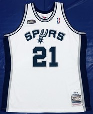 Authentic Tim Duncan #21 Mitchell & Ness 1998-1999 San Antonio Spurs Jersey 52