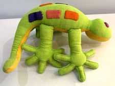 Barbara Samsoni Handmade Lizard Hand Dyed Cotton Soft Toy Plush 11''/27cm