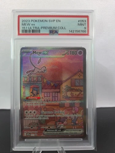 2023 Pokemon Scarlet and Violet Black Star Promo 151 Ultra Mew Ex PSA 9
