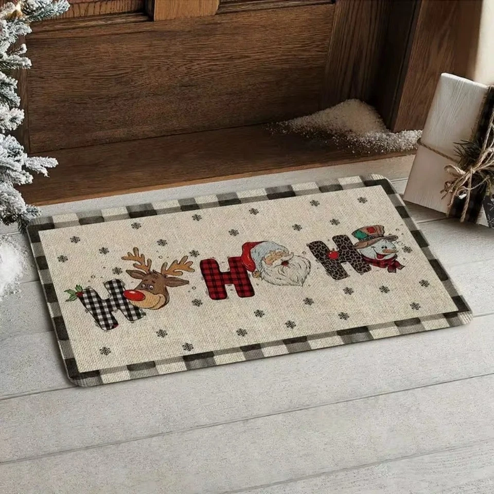 Weihnachts Fußmatte – HoHoHo Design | 40×60 cm / 50×80 cm | Rutschfest - Bild 2 von 4