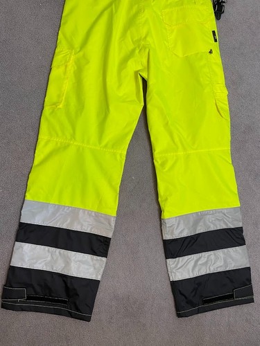 NWT Helly Hansen Workwear Potsdam Waterproof Yellow Pants Bibs Adult Size XXL - Picture 14 of 16