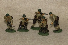 Conte Plastic Playset Figures WWII US Army Painted 1/32 54mm Toy Soldier