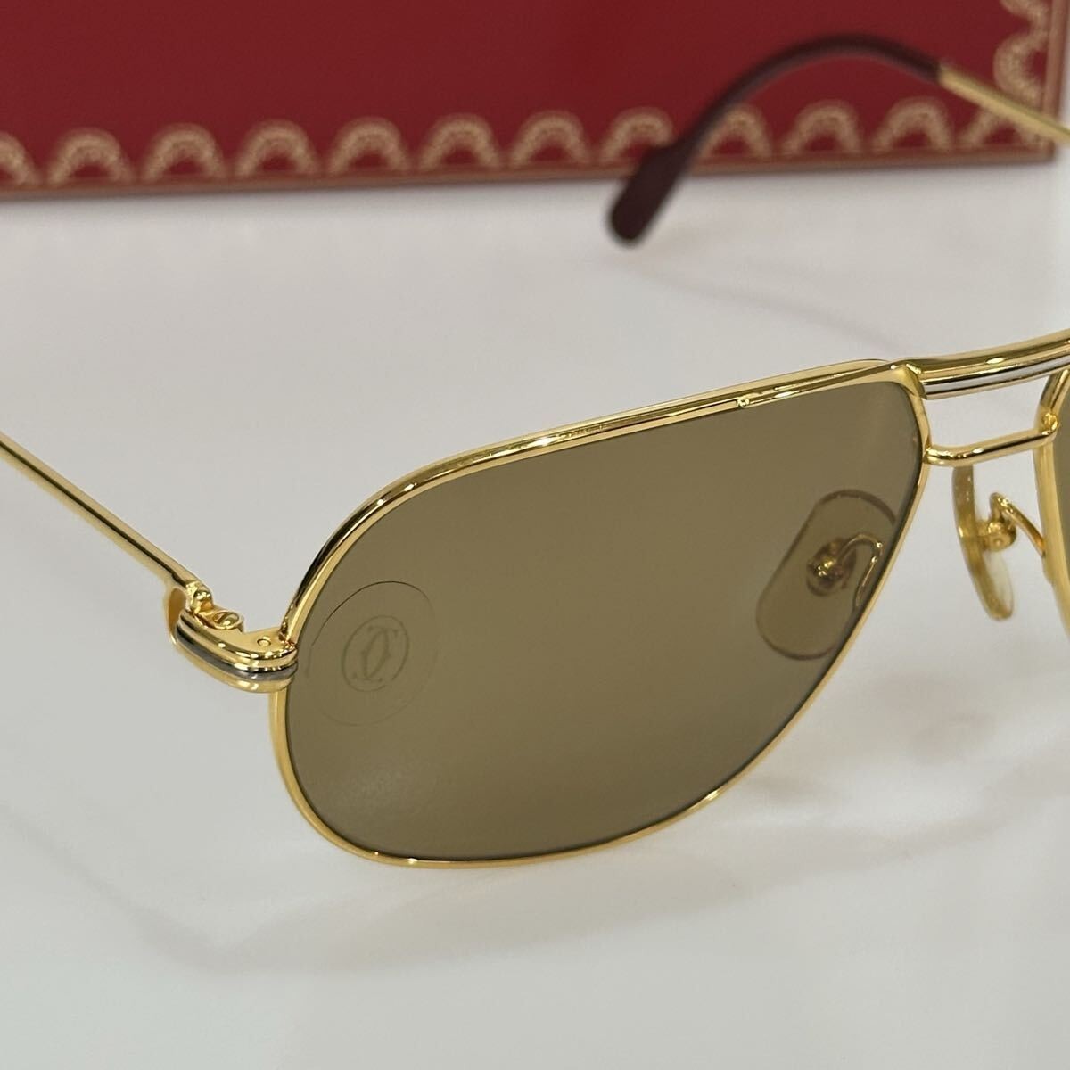 Cartier 59□14 Trinity Teardrop-Shaped 140 Sunglasses image 7