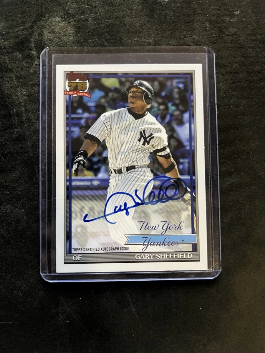 Gary Sheffield Autograph Indiana Baseball Trading Cards for sale