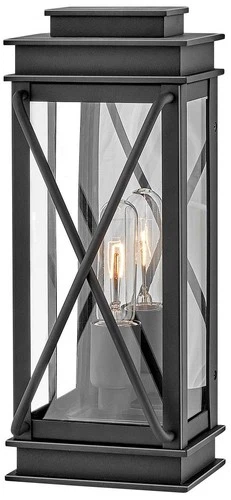 Hinkley Montecito 15" High Museum Black Outdoor Wall Light - Picture 2 of 5