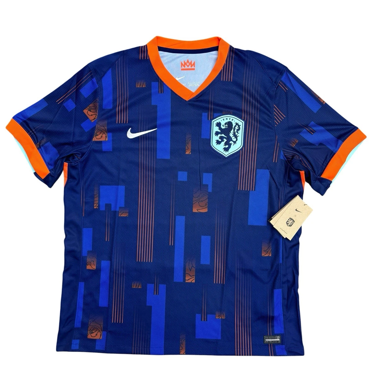 Netherlands Blue Size XL National Team Soccer Fan Apparel