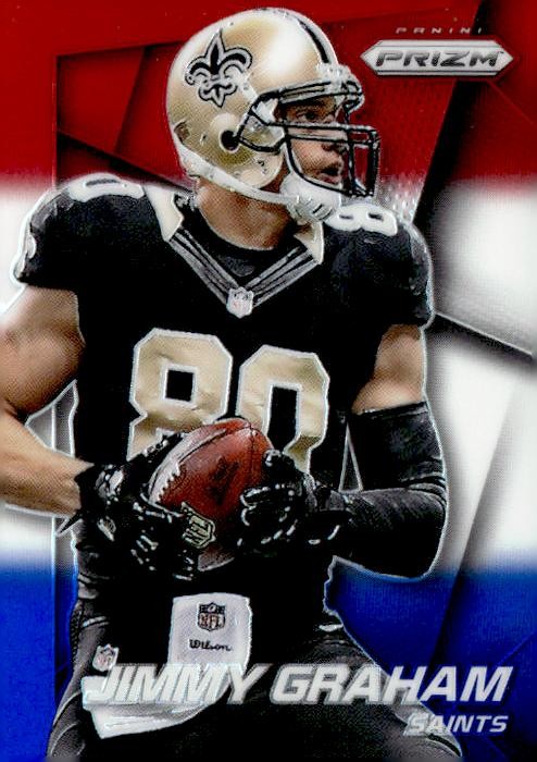 2014 Panini Prizm #19 Jimmy Graham Red White And Blue Prizm