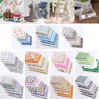Create with Style 7 Piece Assorted Pattern Cotton Fabric for Sewing and Crafts