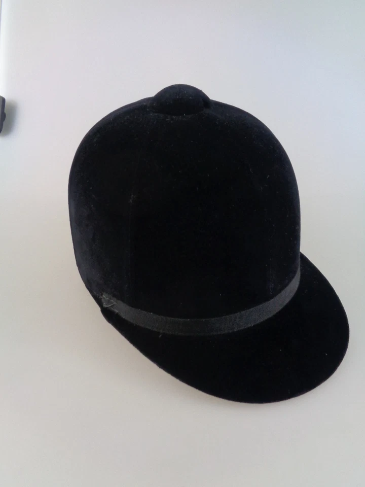 Reithelm Sturzkappe York Riding Cap schwarz samt - 52 (6 3/8) (8704) - Bild 2 von 4