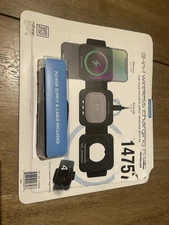 Mycharge 3-In-1 Wireless Charging Pad Travel Combo  Portable - open box - tested