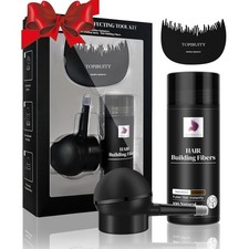 Hair Fibers for Thinning Hair Fiber Applicator 3-in-1 Set - Natural Concealin...