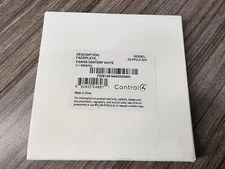 LOT OF 10 Control4 Faceplate 2-Gang Contemp White C4-FP2-C-WH