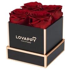 Preserved Roses in A Box - Forever Roses That Last A Year - Eternal Rose Box ...